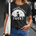 Tu Planetaucks Diseño Divertido Camiseta unisex Regalos para ella