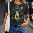Ufo 牛誘拐デザイン Tシャツ 彼女への贈り物