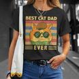 Unico Personalizzato Migliore Gatto Papà Maiintage Gatto Papà Maglietta Regalos para ella