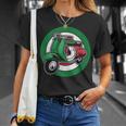 Vintagecooter Bandera De Italia Camiseta unisex Regalos para ella