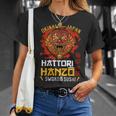 Warrior Warrior 沖縄 日本 はっとり 半蔵 剣と寿司 Tシャツ 彼女への贈り物