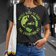 Wheelye Alegra Dealvar El Medio Ambiente Cargo Cargobike Camiseta unisex Regalos para ella