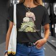 おもしろ爬虫類 かわいいトカゲ ヤモリ 動物 長袖tシャツ Tシャツ 彼女への贈り物