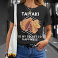 かわいいたい焼き料理は幸せの秘密 たい焼き好き。 Tシャツ 彼女への贈り物
