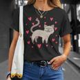 かわいいシャム猫プリント Tシャツ 彼女への贈り物