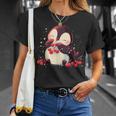 さくらんぼペンギン かわいい チェリー フルーツ アートワーク ペンギン好き Tシャツ 彼女への贈り物