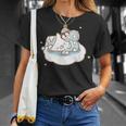 ねこぺん日和 すやすや Tシャツ 彼女への贈り物