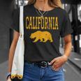 アンティーク調カリフォルニアゴールデンベア。 Tシャツ 彼女への贈り物