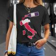 イタリアワインシャツ 地図 イタリアバケーション Tシャツ 彼女への贈り物