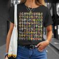 イタリア語-ブレインローz世代面白いミーム90ブレインロットキャラクター 長袖tシャツ Tシャツ 彼女への贈り物