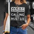 ウェストバージニアtシャツ Westirginia Is Calling And I Must Go Tシャツ 彼女への贈り物