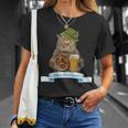 オクトーバーフェスト 猫 ドイツビール 長袖tシャツ Tシャツ 彼女への贈り物