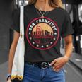 カリフォルニア サンフランシスコ シティ ギフト ブリッジ お土産f Tシャツ 彼女への贈り物