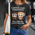 カワイイカプチーノ アサシーノ バレリーナ イタリアン ブレイン ミーム Tシャツ 彼女への贈り物