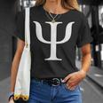 ギリシャ文字 Psi Tシャツ 彼女への贈り物