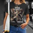 ギリシャ神ゼウス サンダーボルト Tシャツ 彼女への贈り物