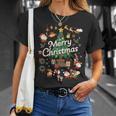 クリスマス サンタ クリスマスツリー レディース キッズ メンズ ダンス かわいい トップス プリント コスチューム Tシャツ 彼女への贈り物