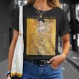 グスタフ・クリムト アデル・ブロッホ・バウアーの肖像 アーティスト向け Tシャツ 彼女への贈り物