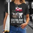 グリーンランド 非売品 グリーンランド 国旗 動物 グリーンランダー Tシャツ 彼女への贈り物