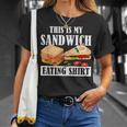 サンドイッチ服 This Is Myandwich Eating Tシャツ 彼女への贈り物