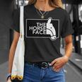 ザ・ホース・フェイス The Horse Face 午年 馬【十二支 干支】2026年 ブランド パロディ Tシャツ 彼女への贈り物