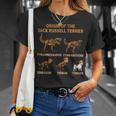 ジャック・ラッセル・テリア進化史犬の起源 Tシャツ 彼女への贈り物