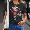 テディ愛好家やキッズダンサーのための面白いクマ Tシャツ 彼女への贈り物