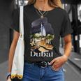 ドバイ Uae お土産絵画 ドバイの街 シャツ 長袖tシャツ Tシャツ 彼女への贈り物