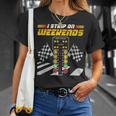 ドラッグレースレーサー 週末はストリップ三昧 Tシャツ 彼女への贈り物