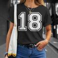 ナンバー18 シャツ Tシャツ 彼女への贈り物