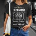 ハッピーバースデー 1959年12月 Tシャツ 彼女への贈り物