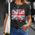 ユニオンジャック インクスタイル アート イギリス国旗 イギリス 国旗 イギリス Tシャツ 彼女への贈り物