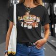 ラーメン寿司キャバリア・キング・チャールズ・スパニエル犬 Tシャツ 彼女への贈り物