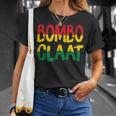 レゲエとジャマイカ Bombo Claat ラスタ ボンボクラット Tシャツ 彼女への贈り物