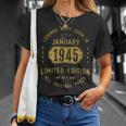 レジェンドは1945年一月生まれ 誕生日 Tシャツ 彼女への贈り物