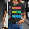 レッド グリーン ブルー Rgb カラー モデル アーティスト Tシャツ 彼女への贈り物