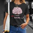和 桜 シャツ ピンク 桜 花 木 花見 Tシャツ 彼女への贈り物