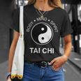 太極拳の心と体の健康のための陰陽師 長袖tシャツ Tシャツ 彼女への贈り物