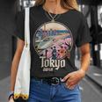 東京 日本 新幹線 さくら 富士山 漢字 お土産 Tシャツ 彼女への贈り物