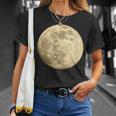 満月 夜空 月 Tシャツ 彼女への贈り物