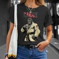 空手ゴリラ 空手ファイティングゴリラ Tシャツ 彼女への贈り物