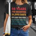 素晴らしい66歳の誕生日プレゼント 面白い レトロ 66歳の誕生日 Tシャツ 彼女への贈り物
