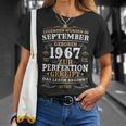 誕生日デザインの伝説は1967年9月生まれ Tシャツ 彼女への贈り物