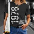 限定 48 歳の誕生日男性版女性 48 歳 1978 ギフト Tシャツ 彼女への贈り物