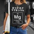 面白いtシャツ マグネシウム 周期表 化学 ネタ 服 おもしろ 元素 メンズ ネタ 科学 理系 ダジャレ Tシャツ 彼女への贈り物