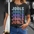 面白いギフト名 Jools 名入れ名 Tシャツ 彼女への贈り物