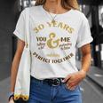 30年 一緒に完成 30周年 おそろい カップル Tシャツ 彼女への贈り物