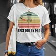 Disc Golf Shirts Men Best Dad By Par Flying Disc Golf T-Shirt Gifts for Her