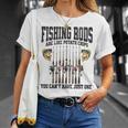 Fishing Tuna Bass Rod Fisherman Cool Dad Quote T-Shirt Gifts for Her
