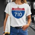 Interstate 710 California Tシャツ 彼女への贈り物